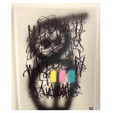 Signed Original Abstract Painting On Canvas "Brook