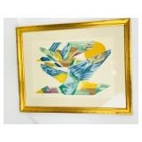 Abstract Flying Geese Color Print