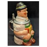 Vintage West German Man With Accordion Stein