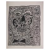 Kim Mosley (20th Century) Signed Woodblock Print Y