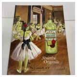Absinthe Refined Ad Poster Homage A Degas by John
