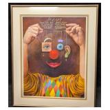 Original Wieslaw Walkuski Framed Acrylic Gouache O