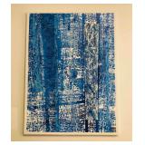 Signed Original Abstract Mixed Media Painting On C