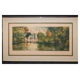 Framed Bernard Gantner Signed Lithograph Print