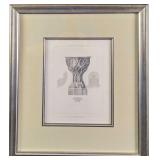 Framed Page from Architectural Ornaments of the Mi