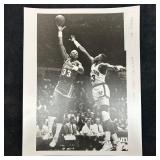 Basketball Photo Print Kareem Abdul-Jabbar vs. Pat