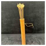 Original Vietnam Made Bamboo Quiver and Arrows/Bol