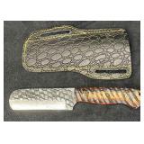 MHS Cutlery Steel Knife & Leather Sheath (T)