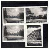 Banff Springs Golf Course Black & White Set of Fou