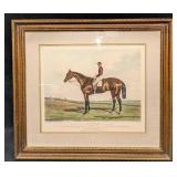 Engraving Print Of The Winning Horse 