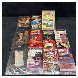 NASCAR VHS and DVD Media Set ESPN Hot Wheels Jeff
