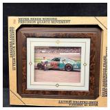 Mike Wallace #90 NASCAR Yardley Clock Framed