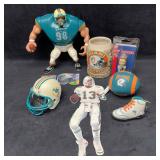 Miami Dolphins Collectors Lot Mug Beer Stein Dan M