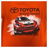 Toyota Racing NASCAR T-Shirt Santee Gold Size Medi