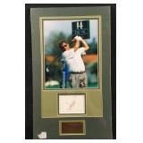 Fuzzy Zoeller Autographed Card With Matted Photo