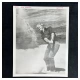 Jack Nicklaus Black and White Analog Photo Print E