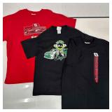 Three Dale Earnhardt Jr. NASCAR Graphic T-Shirts S