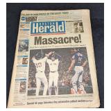 Boston Herald October 11, 1999 Boston Red Sox