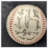 Vintage Stamp Signed New York Mets Baseball