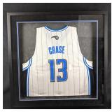 Framed Orlando Magic Basketball Jersey Chase Bank