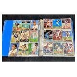 Binder Of Assorted Topps Ultra Fleer Donrus Baseba