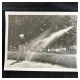 Ben Hogan Black and White Golf Action Analog Photo