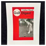Indian Head Golf Digest Spring 1950 Magazine Cover