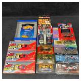 Various Lot of Sixteen 1:64 Scale Die Cast Metal N