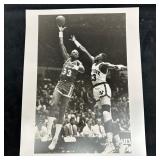 Analog Black and White Basketball Photo Print Kare