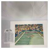 Robert Cenedella Lithograph Color Print The Giants