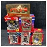 NASCAR Collectible Ornament Set Car Figure Holiday
