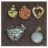5 Whitney Kelly Joan Rivers Nolan Miller  Pendants