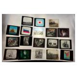 Antique "Magic Lantern" Glass Educational Slides