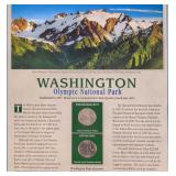 America The Beautiful State Quarters & Stamps Wash