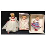 3 Madame Alexander Dolls Holly, The Frog Princess,