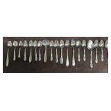 19 Vintage Assorted Stainless Steel Spoons