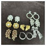 Lot of Designer Costume Earrings BSK Bergere Zenta