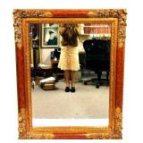 Large European Home Collection Mirror With Ornate