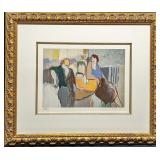 Itzchak Tarkay "Casual Dining" S&N EA Litho Print