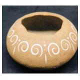 Signed Small Clay Pot