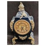 Antique American Ansonia Iron Clock