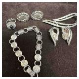 Lot of Vintage Sarah Coventry Silver Tone Jewelry