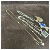 Costume Jewelry Set Pendant Necklaces with Natural