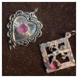 Amethyst Purple Gemstone Sterling Silver Cherub An