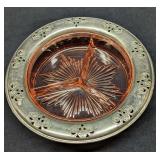 Vintage Farberware Divided Relish Dish