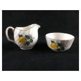 Vintage Royal Adderley Bone China Creamer and Suga
