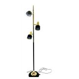 Vintage Mid-Century 3-Light Lamp Underwriters Labo