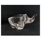 Pressed Glass Elephant Candy Dish