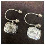 Disney ABC Sterling Silver Key Chain Set abc Souve