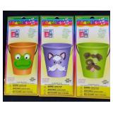 Three Foamies Pail Pal Kits Cat Frog Dog
